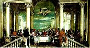 Paolo  Veronese feast of st. gregory the great painting